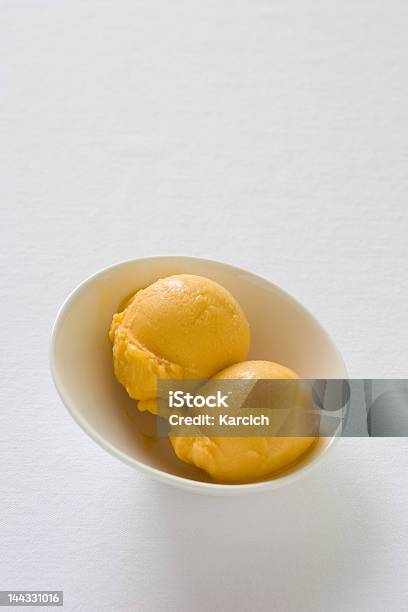 Sorbetto Al Mango - Fotografie stock e altre immagini di Alimentazione sana - Alimentazione sana, Arancia, Arancione