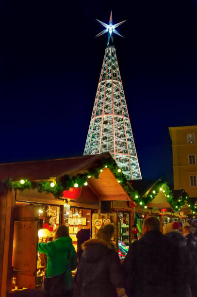 istock Christmas tree in Innsbruck, Austria 1443314380