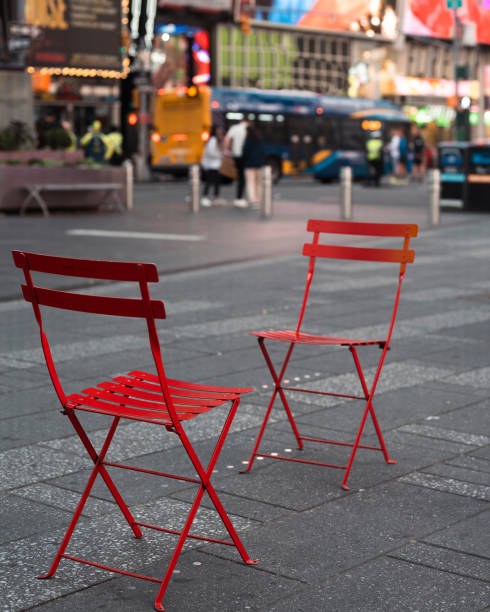 Chic red velvet concert hall seats