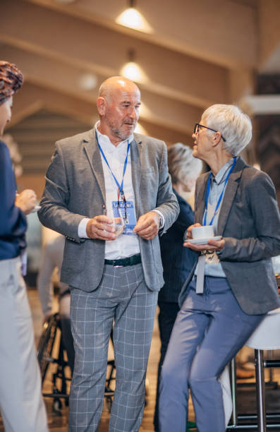 istock Business people at convention 1443318709