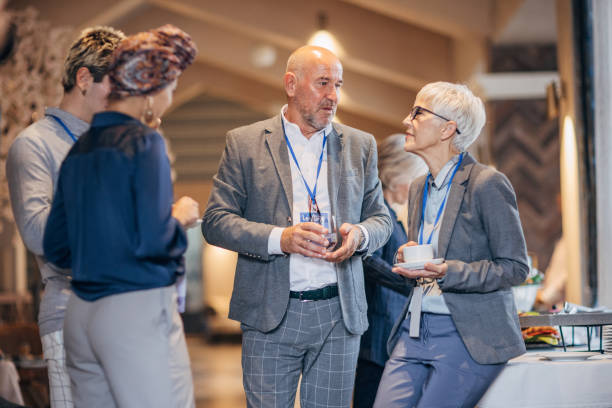 istock Business people at convention 1443318770