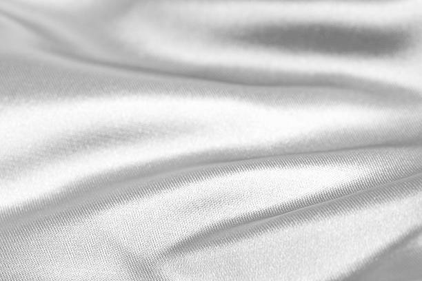 istock Close-up of creases on a silver blanket 144332210