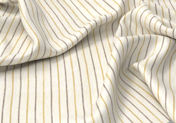 istock Multi Color Stripe Pattern Fabric. Luxury Cotton Fabric Wrinkle. 1443323720