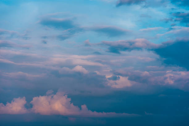 istock Colorful clouds at dawn or dusk 1443324373