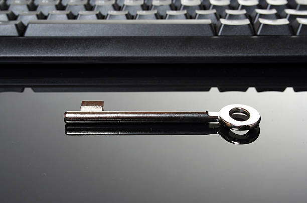 Cтоковое фото Ключевые перед Компьютерная клавиатура