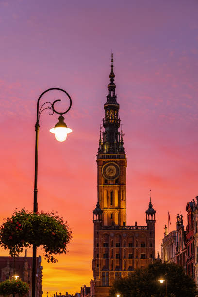 istock Main Town Hall In Gdansk At Twilight 1443326762