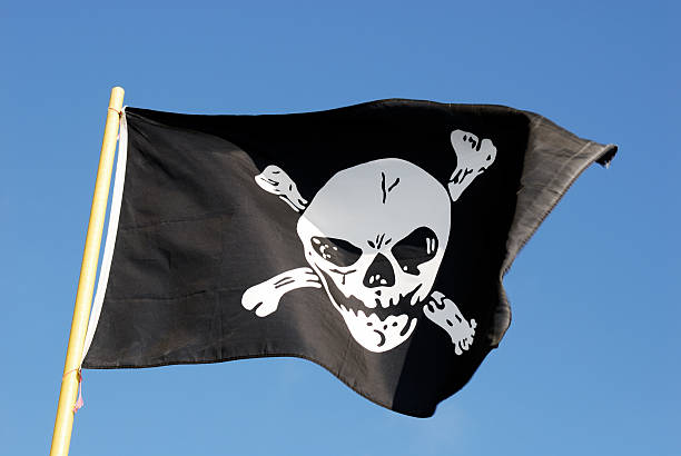 istock Pirate Flag I - Jolly Roger 144333842