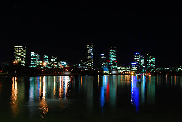 istock Perth City wide night shot 144333866