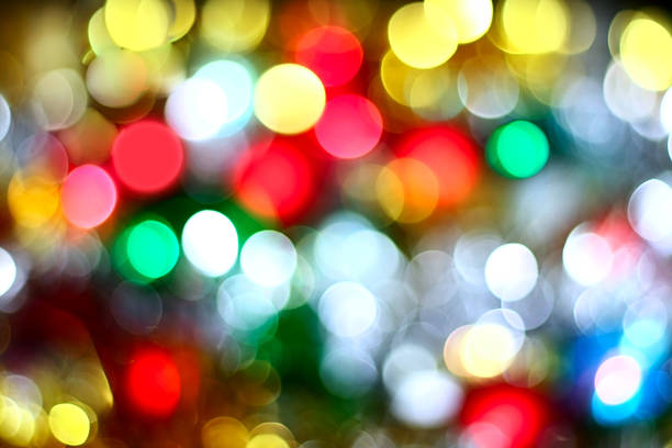 colors of christmas stock photo