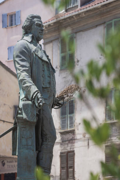 istock statue of Corsican leader Pascal Paoli in Corte 1443345019