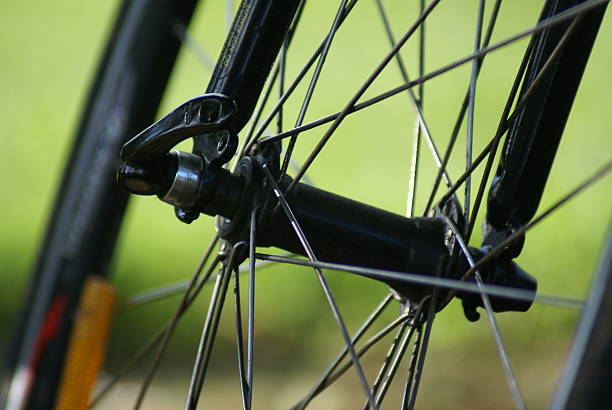 istock Spokes of bicycle wheel 144334524
