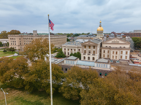 Facade of the Rhode Island State Capitol Building in Providence