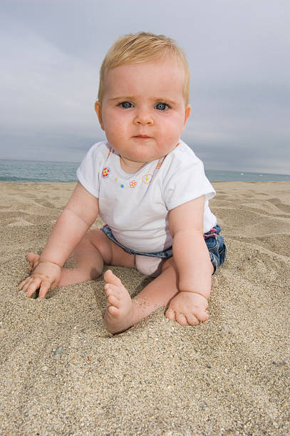 Bébé à la plage - Photo
