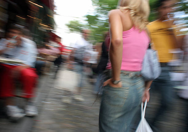 istock Woman on the Go in Paris 144335299