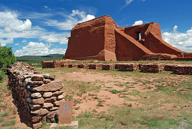 istock Mission ruin at Pecos National Historical Park 144335946