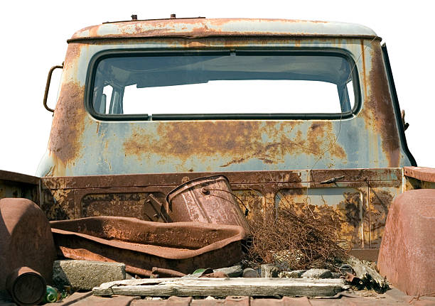 Rusted Truck Bed stock photo