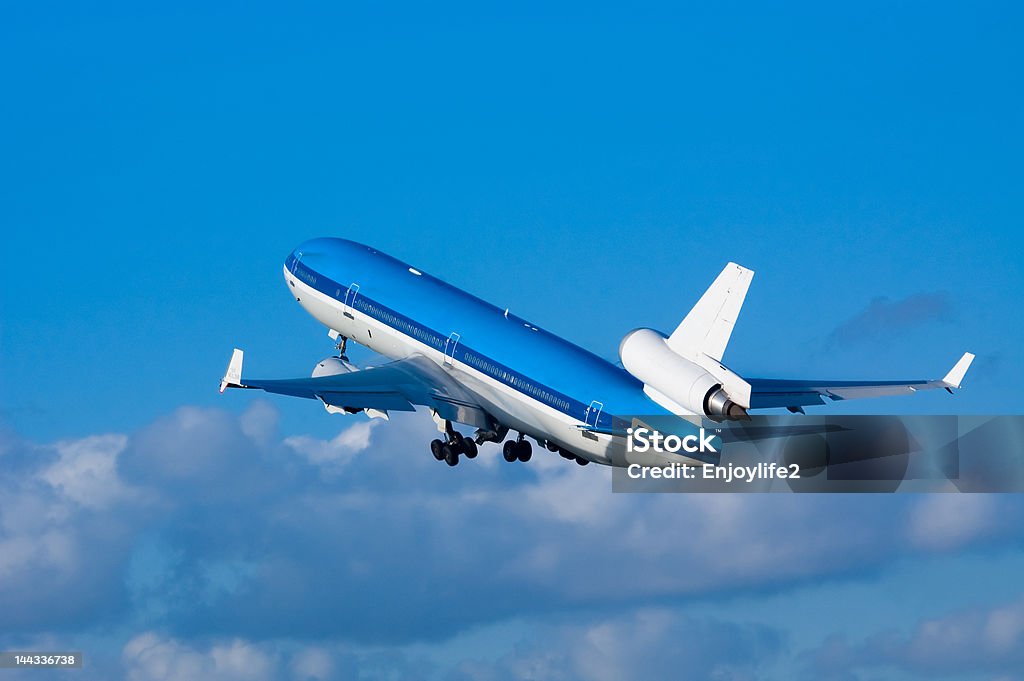 Avion au décollage - Photo de Aile d'avion libre de droits