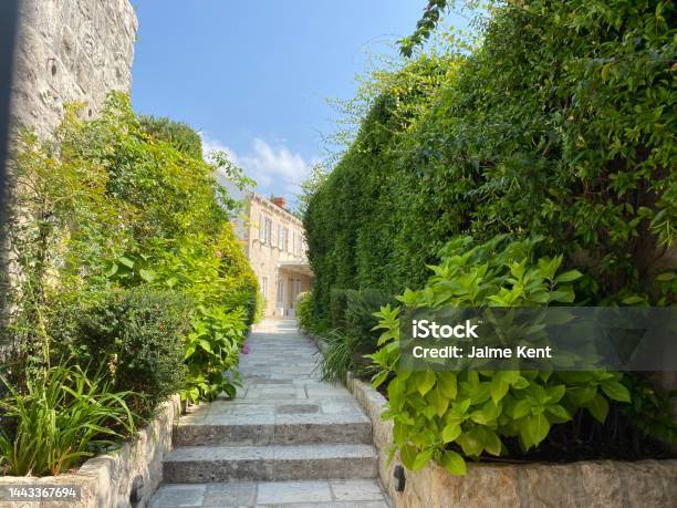 Old House Cavtat Croatia Stock Photo - Download Image Now - Architecture, Blue, Building Exterior