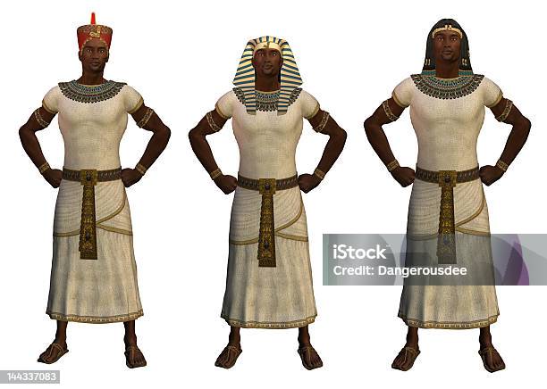 Tres Pharohs De Egipto Foto de stock y más banco de imágenes de Máscara de la Muerte de Tutankamón - Máscara de la Muerte de Tutankamón, Lino - Textil, Faraón