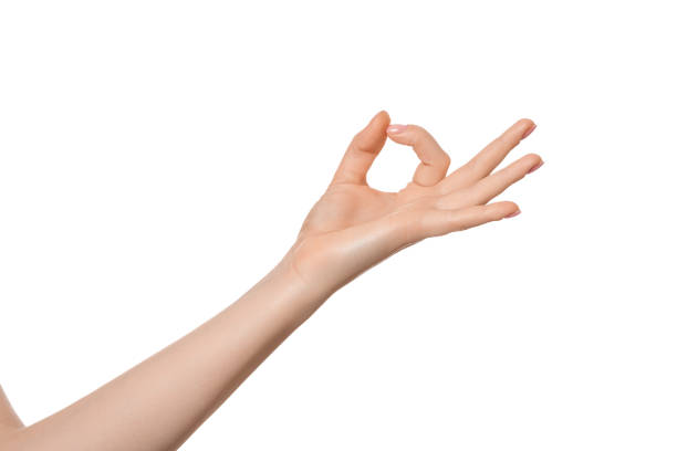 istock Finger flick or ok sign isolated 1443373403