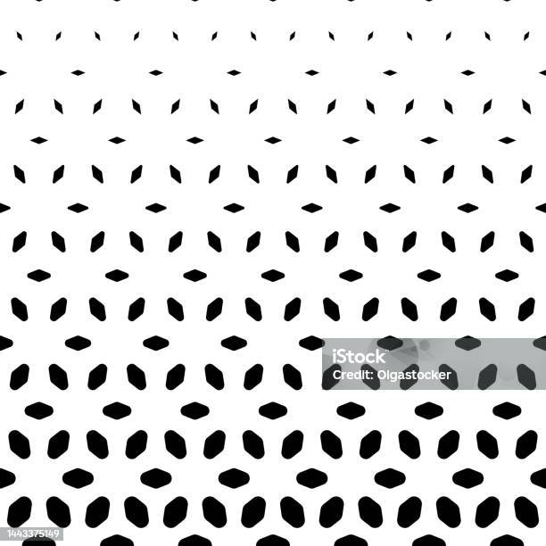 Vector Halftone Pattern Vertical Falling Shapes Morphing Rhombuses ...