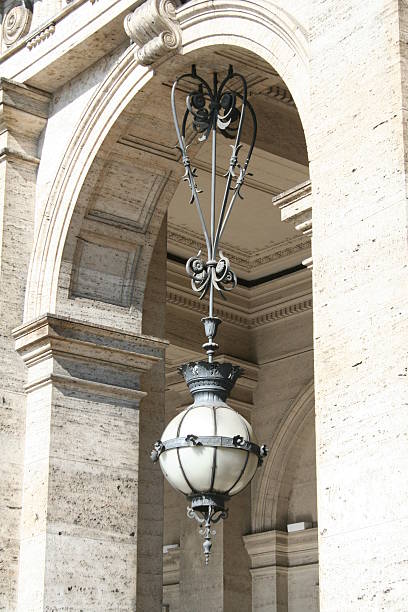 istock Hanging light in the Piazza Della Repubblica 144337548