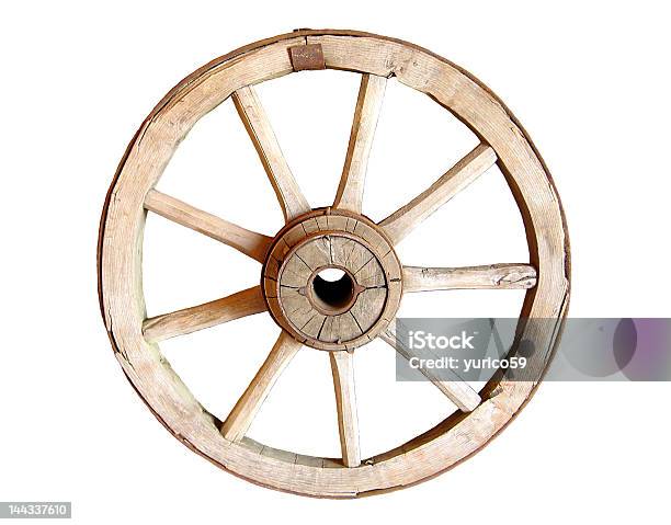 Wheel Stock Photo - Download Image Now - Antique, Cart, Cut Out