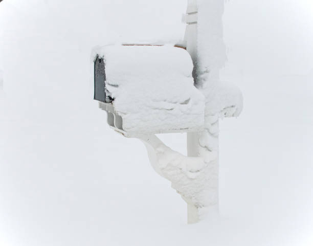 Mailbox after a blizzard-Howard County, Indiana