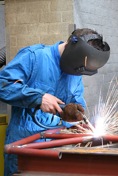 Welder stock photo