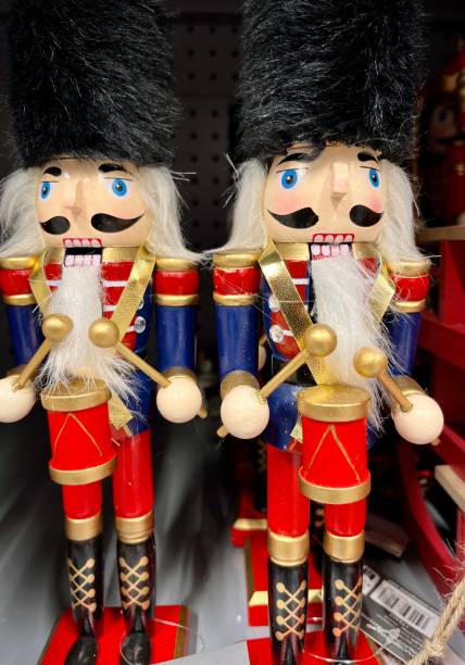 istock Wooden hazelnut soldiers 1443386033