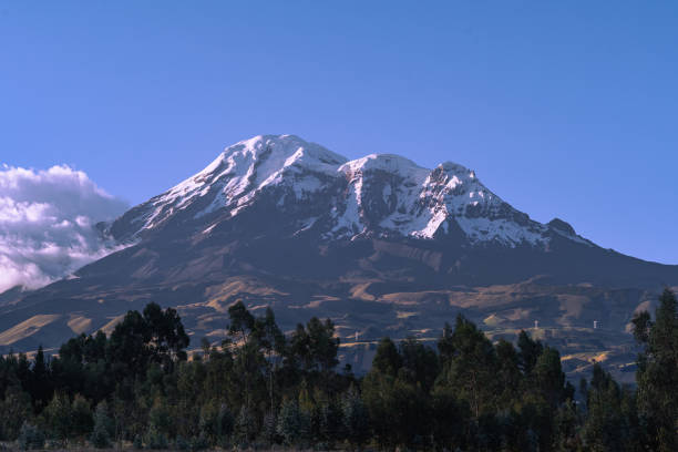 istock Scenic landscape with Chimborazo volcano 1443388368