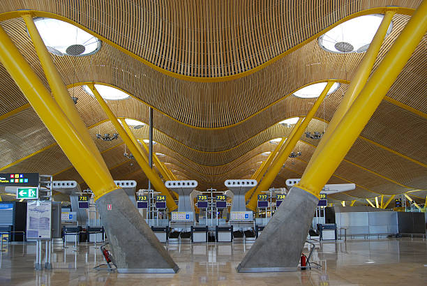 istock departure terminal at Madrid-Barajas 144338899