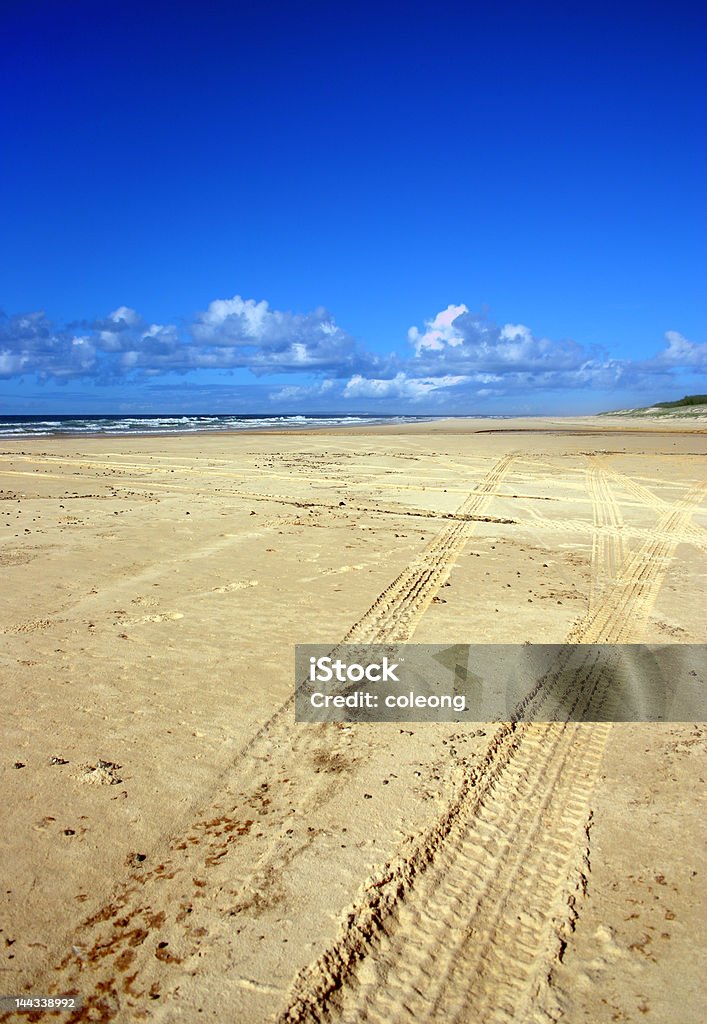 Fraser Island, Australia Fraser Island, Australia is the largest sand island in the world Beach Stock Photo