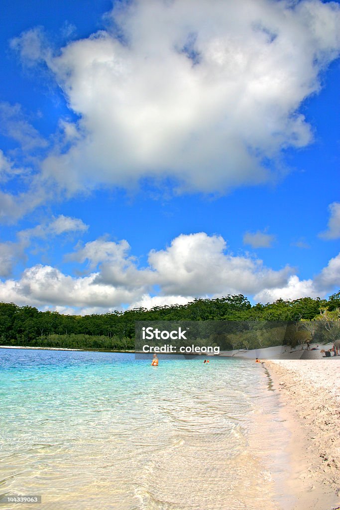 Lago McKenzie, Fraser Island, Austrália - Foto de stock de Lake McKenzie - Queensland royalty-free