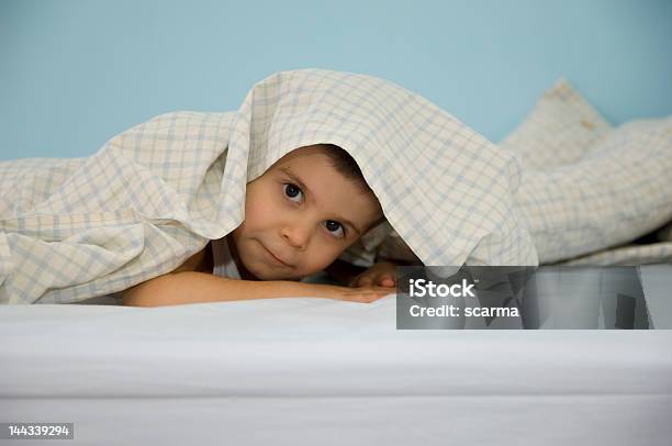 Child In Bed Stock Photo - Download Image Now - 4-5 Years, Baby - Human Age, Beautiful People