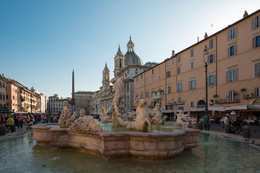 Rome, Italy - Oct 19, 2022:  After more than two years since the break of the pandemic, the tourism industry now has seen a strong comeback.