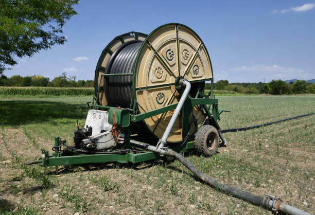 istock Equipment for irrigating agricultural 1443395839