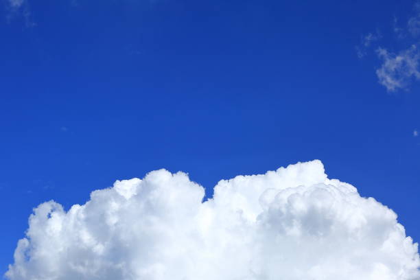 istock Harmony of blue sky and white clouds 1443398491