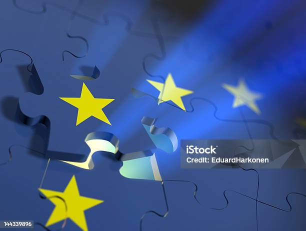 Jogo Depuzzleda União Europeia - Fotografias de stock e mais imagens de Puzzle - Puzzle, Europa - Locais geográficos, União Europeia
