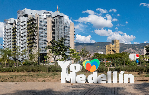 The Intelligent Building of the Public Companies of Medellín or simply EPM Building is the administrative headquarters of the public services company EPM located in the Colombian city of Medellín (Antioquia). The building is surrounded by fountains, green areas and a cubic auditorium; All this on the eastern bank of the Medellín River, between the Río Parks and the Pies Descalzos Park,