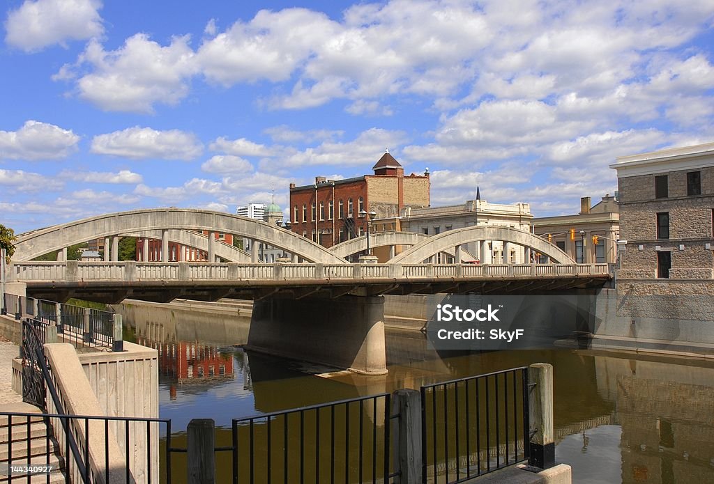 Cambridge on the Grand River historical Cambridge on the  Grand River, Ontario Ontario - Canada Stock Photo