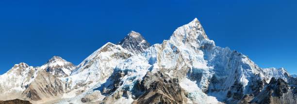 istock Mount Everest, panoramic view of himalayas mountains 1443410387
