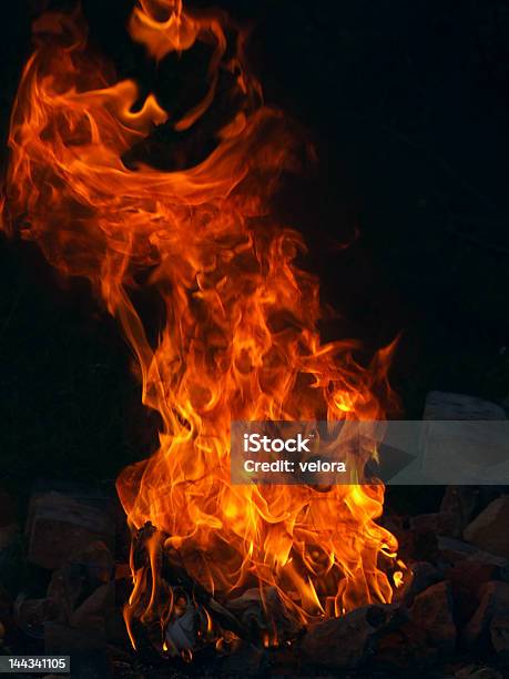 Photo libre de droit de Feu De Camp banque d'images et plus d'images libres de droit de Braise - Braise, Brasier, Brulé