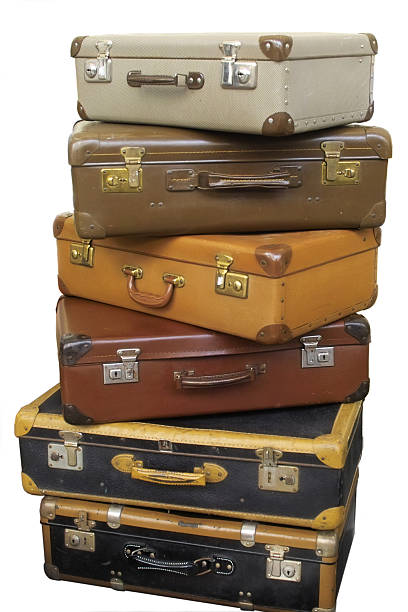 istock Pile of old suitcases 144341179