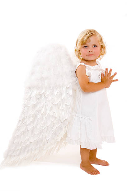 istock Sweet girl whith wings 144341262