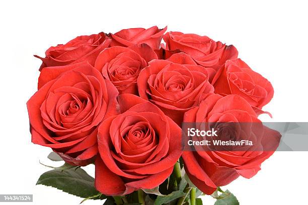 Rose Rosse - Fotografie stock e altre immagini di Amore - Amore, Anniversario, Astratto