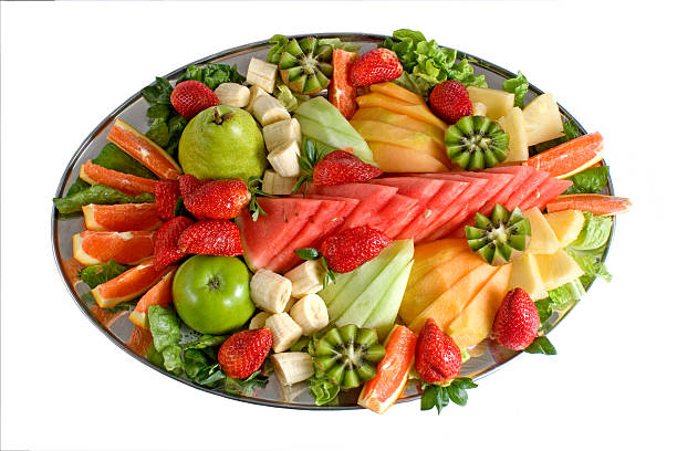 Fruit Salad Catering Platter stock photo