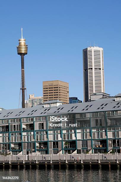 Torre De La Ciudad De Sydney Foto de stock y más banco de imágenes de Agua - Agua, Aire libre, Alto - Descripción física