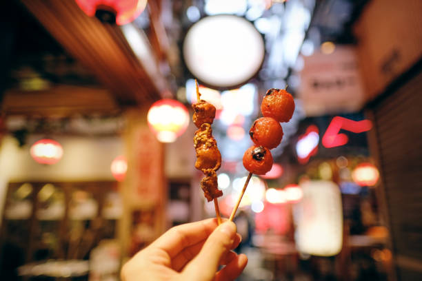 istock Closeup of yakitori 1443425168
