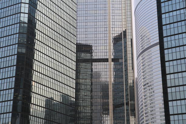 14 June 2012 Business skyscraper building at day time